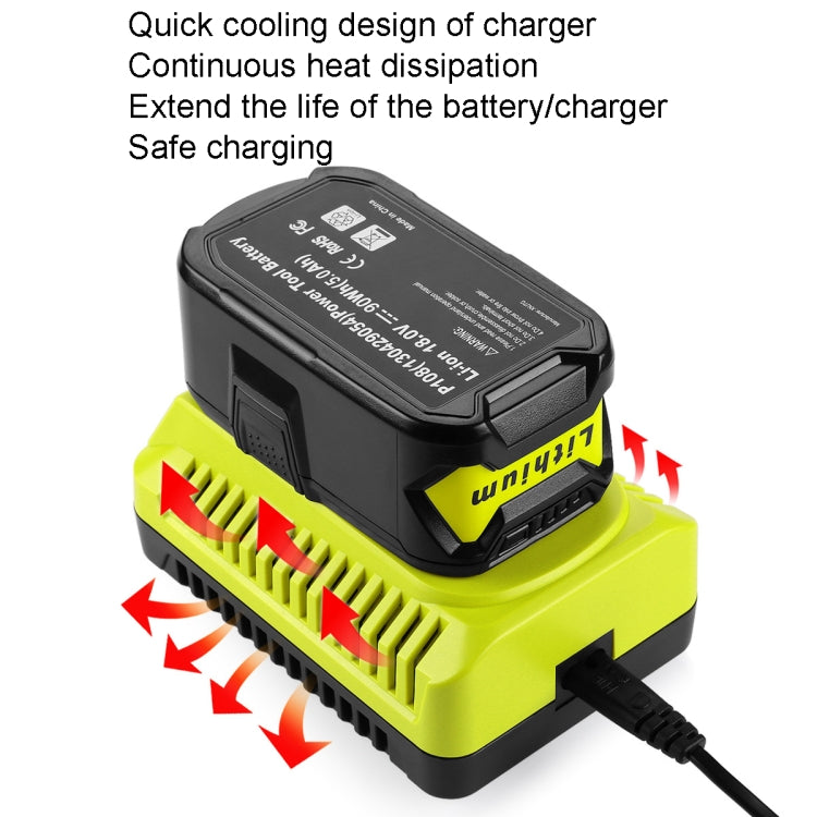 For RYOBI P117 / P108 12-18V Universal Battery Charger(AU Plug) - Electric Saws & Accessories by buy2fix | Online Shopping UK | buy2fix