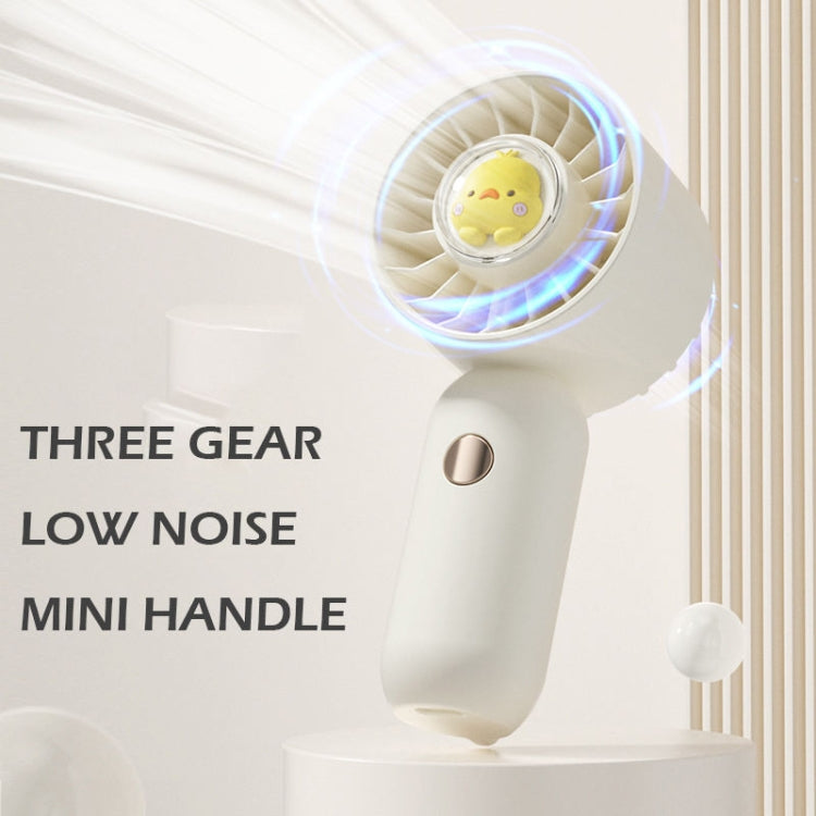 Hand Holds Small Fan Portable Mini Pocket Fan, Style: White Duck - Electric Fans by buy2fix | Online Shopping UK | buy2fix