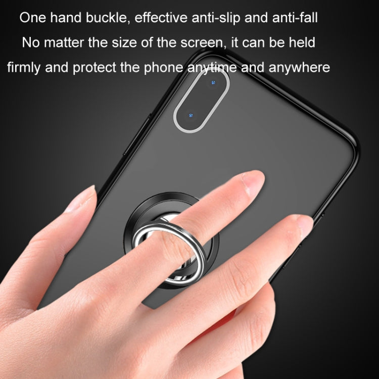 5pcs Car Magnetic Metal Ring Buckle Mobile Phone Holder(Black) - Ring Holder by buy2fix | Online Shopping UK | buy2fix