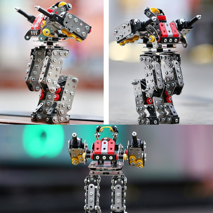 Humanoid High Difficulty Assembly Building Block Toys Handmade Assembly Robot Metal Model - Building Blocks by buy2fix | Online Shopping UK | buy2fix