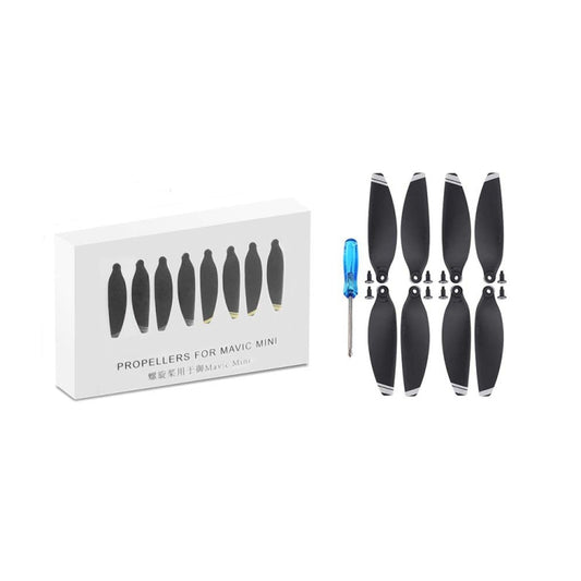 For DJI Mavic Mini 4726F Wing Propeller Blade Drone Accessories, Spec: 2pairs Silver Edge - DIY Propeller by buy2fix | Online Shopping UK | buy2fix