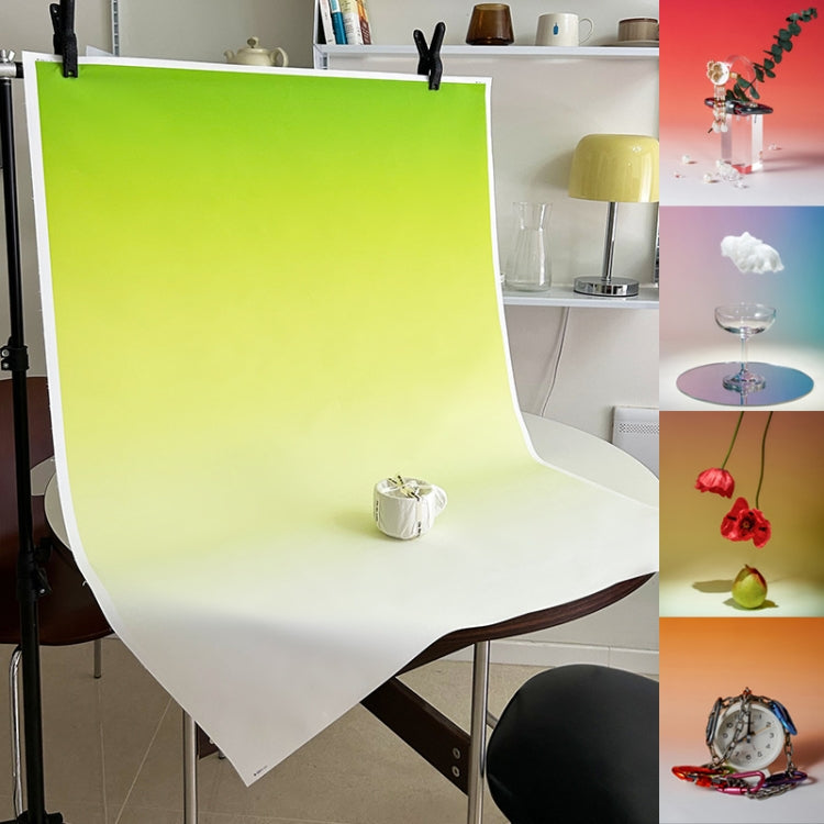 104x144cm Gradient Background Paper Photography Portrait Photo Props(Sunset Sugar) - Gradient Color by buy2fix | Online Shopping UK | buy2fix