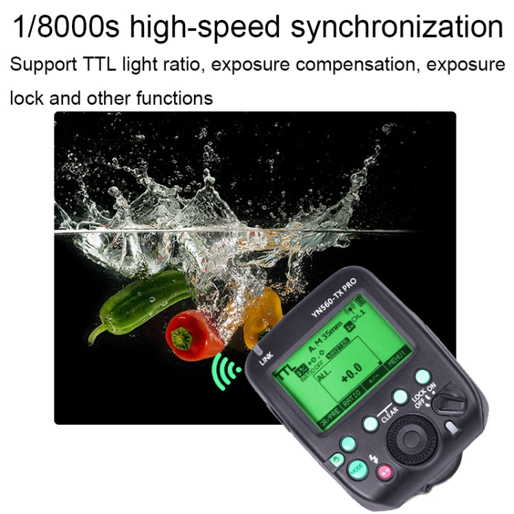 For Canon YONGNUO YN560-TX Pro High-speed Synchronous TTL Trigger Wireless Flash Trigger - Wireless Flash Trigger by YONGNUO | Online Shopping UK | buy2fix