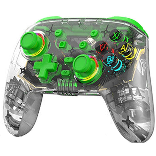 For PS3 / PS4 Dual Vibration Wireless Gamepad With RGB Lights(Green) - Gamepads by buy2fix | Online Shopping UK | buy2fix