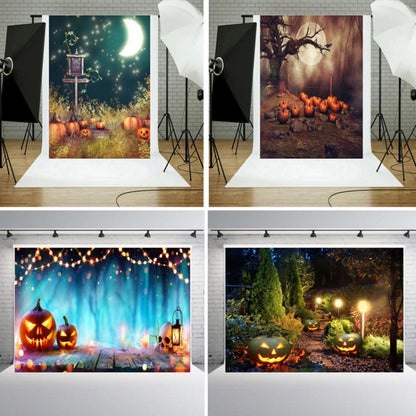 1.25x0.8m Holiday Party Photography Background Halloween Decoration Hanging Cloth, Style: WS-173 - Cartoon by buy2fix | Online Shopping UK | buy2fix