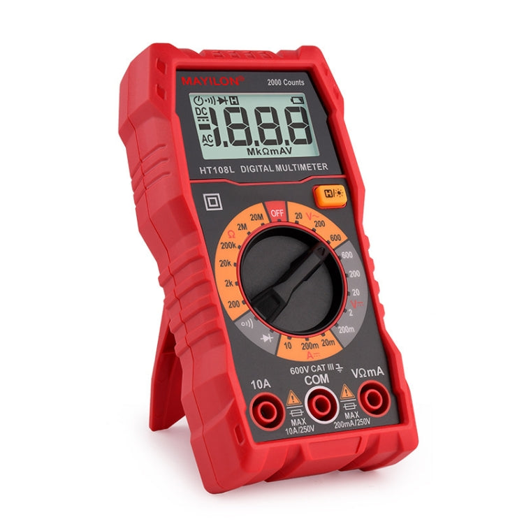 HT108L 600V 10A LCD Digital Multimeter DC Voltage Diode Frequency Multitester Current Tester - Digital Multimeter by buy2fix | Online Shopping UK | buy2fix