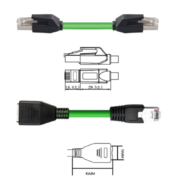 3m CAT6 Double Shielded Gigabit Industrial Cable Vibration-Resistant And Highly Flexible Drag Chain Cable - Lan Cable and Tools by buy2fix | Online Shopping UK | buy2fix