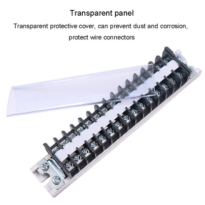 CHINT TD-100-10 Terminal Block Rail Type Wiring Block Paralleling Wires Wire Connector - Booster Cable & Clip by CHNT | Online Shopping UK | buy2fix