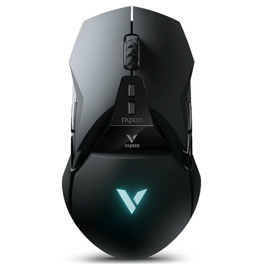 Rapoo VT950Q 16000 DPI 11 Buttons  Gaming Display Programming Wireless Gaming Mouse, Support Qi Wireless Charging(Black) - Wireless Mice by buy2fix | Online Shopping UK | buy2fix