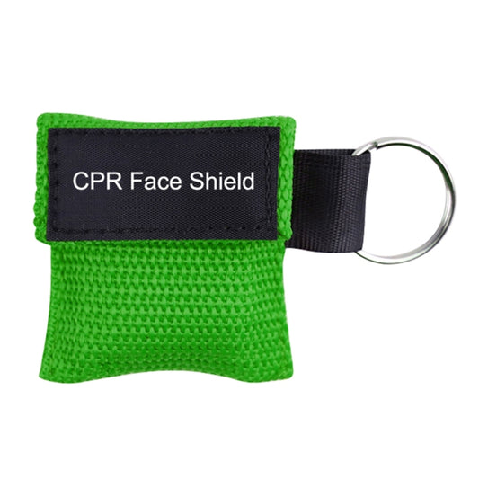 CPR Emergency Face Shield Mask Key Ring Breathing Mask(Green) - Security by buy2fix | Online Shopping UK | buy2fix