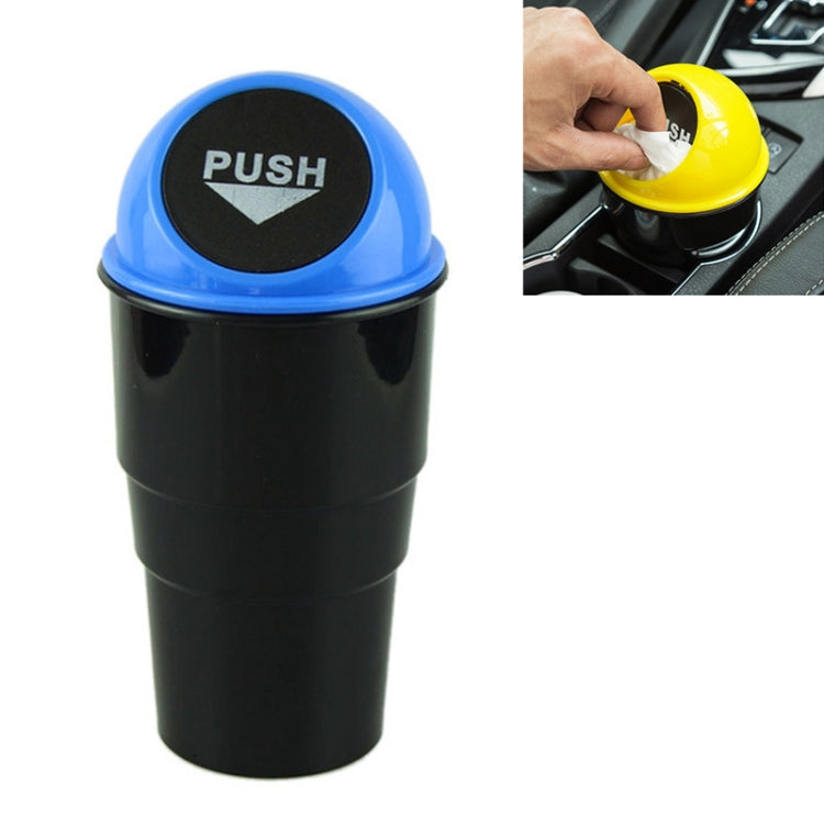 Universal Car Trash Bin Car Garbage Can Rubbish Dust Case Holder Bin Automobile Storage Bucket(Blue) - Stowing Tidying by buy2fix | Online Shopping UK | buy2fix