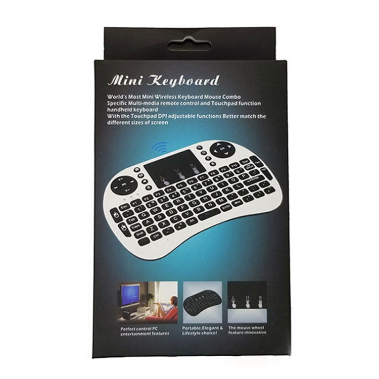 Support Language: Arabic i8 Air Mouse Wireless Backlight Keyboard with Touchpad for Android TV Box & Smart TV & PC Tablet & Xbox360 & PS3 & HTPC/IPTV - MINI PC Accessories & Gadgets by buy2fix | Online Shopping UK | buy2fix