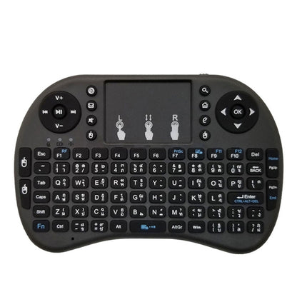 Support Language: Thai i8 Air Mouse Wireless Keyboard with Touchpad for Android TV Box & Smart TV & PC Tablet & Xbox360 & PS3 & HTPC/IPTV - MINI PC Accessories & Gadgets by buy2fix | Online Shopping UK | buy2fix