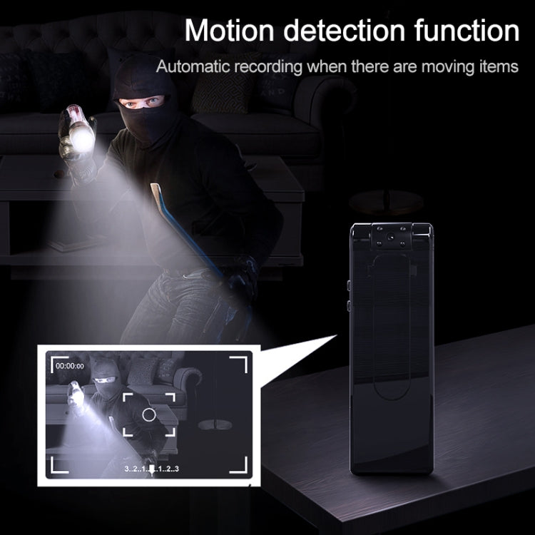 B19 Back Clip Design 1080P HD Camera Video Recorder, Support Motion Detection / Infrared Night Vision /180 Degrees Rotation Camera / TF Card / OTG - Security by buy2fix | Online Shopping UK | buy2fix