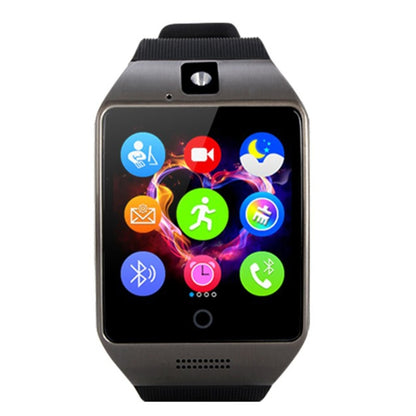 Q18S 1.54 inch IPS Screen MTK6260A Bluetooth 3.0 Smart Watch Phone, Pedometer / Sedentary Reminder / Sleeping Monitor  / Anti-Loss / Remote Camera / GSM / 0.3M Camera  (Black + Grey) - Smart Wear by buy2fix | Online Shopping UK | buy2fix