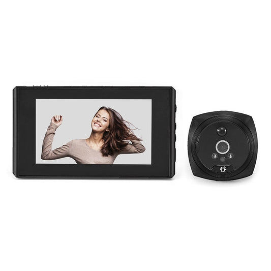N6 2.0 Million Pixels 4.3 inch Screen Video Doorbell(Black) - Security by buy2fix | Online Shopping UK | buy2fix