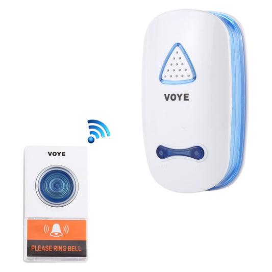VOYE V025A Home Music Remote Control Wireless Doorbell with 38 Polyphony Sounds, US Plug (White) - Security by VOYE | Online Shopping UK | buy2fix