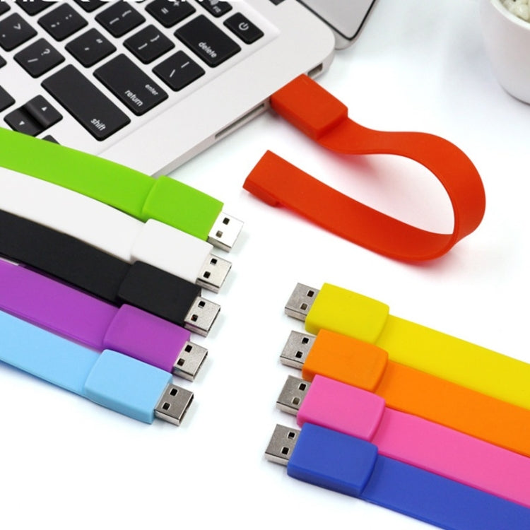 MicroDrive 128GB USB 2.0 Fashion Bracelet Wristband U Disk (Blue) - Computer & Networking by MicroDrive | Online Shopping UK | buy2fix